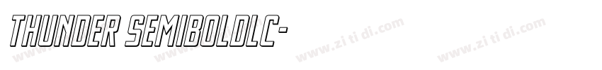 Thunder SemiBoldLC字体转换